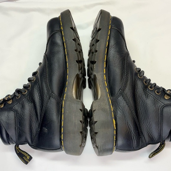 Dr. Martens Boots Size 9 Doc Martens AW004 Black Leather Lace Up Y2K AW0044 8A88 main image 7